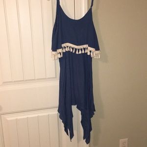 Dress with tassels